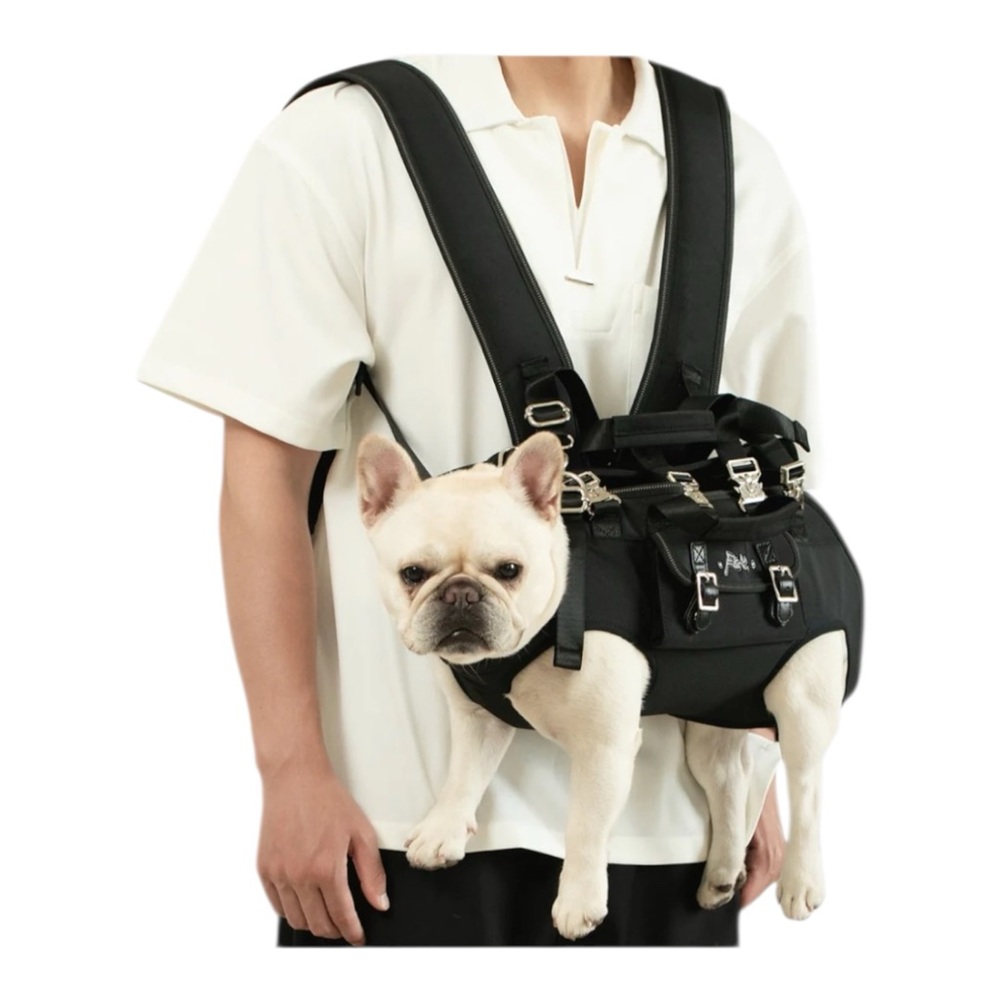 Handsfree Carry Paw Frenchie Side/Front-Backpack Pet Carrier
